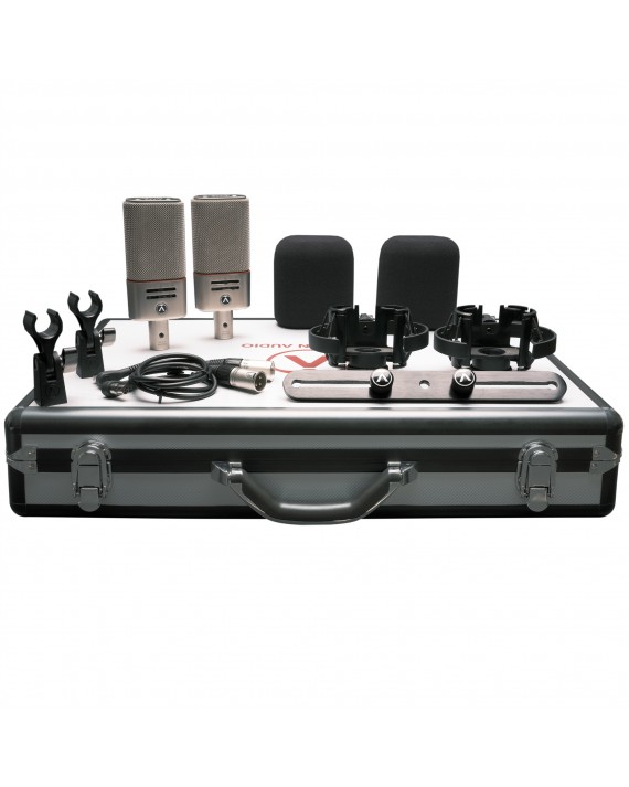 Austrian Audio OC818 Dual Set Plus - juego de 2 Micrófonos Multipatrón de Diafragma Grande