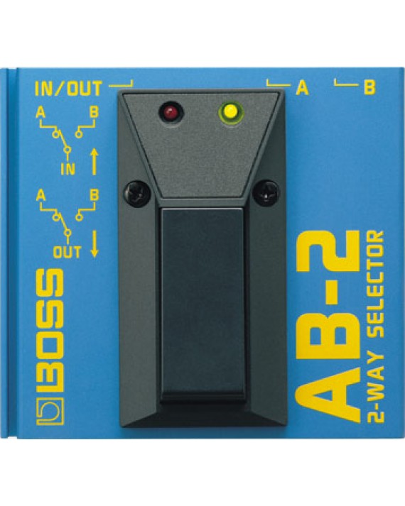 AB-2 Pedal Selector de 2 vías metal color azul por BOSS