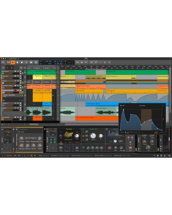 Bitwig Studio - Aplicación de producción musical diseñado en Alemania