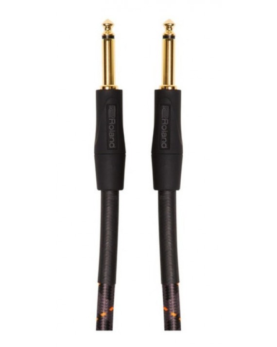 RIC-G5 Cable Roland serie Gold instrumento 2 conectores plug TR 6.3mm chapa de oro 24K 1.5 mts. por ROLAND