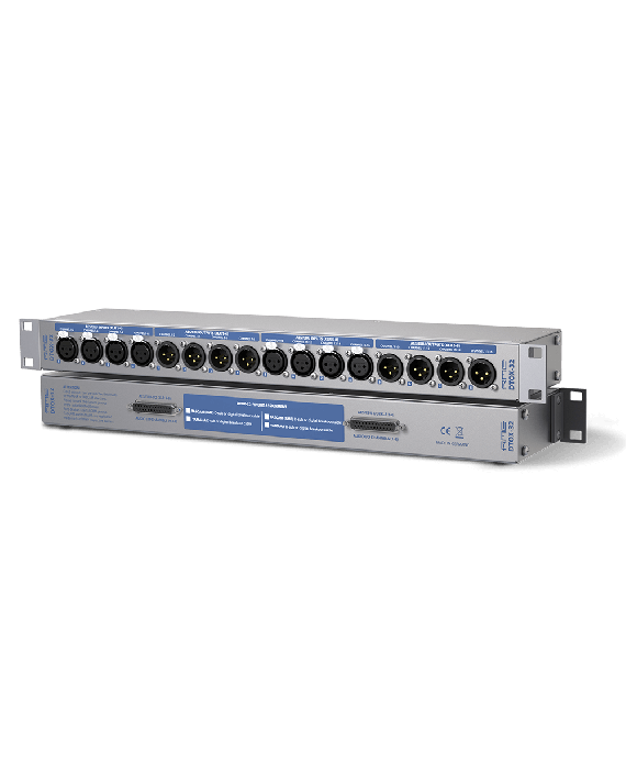 DTOX-32  D-Sub <> Caja de conexiones XLR para AES/EBU