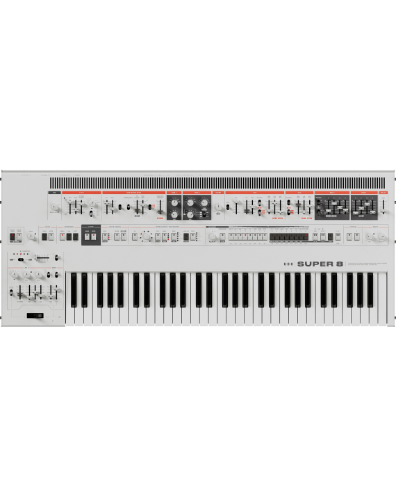 UDO AUDIO SUPER 8 SINTETIZADOR DE TECLADO HÍBRIDO POLIFÓNICO 