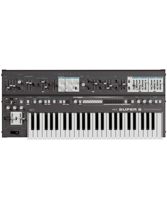 UDO AUDIO SUPER 6 ST49 BLACK SINTETIZADOR ANALÓGICO POLIFÓNICO - Negro