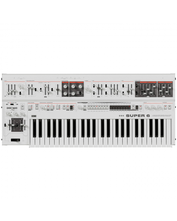 UDO AUDIO SUPER 6 ST49 WHITE SINTETIZADOR ANALÓGICO POLIFÓNICO - BLANCO