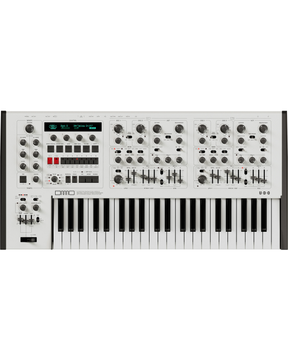 UDO AUDIO DMNO WHITE - SINTETIZADOR DE TECLADO POLIFÓNICO  DE 8 VOCES - BLANCO