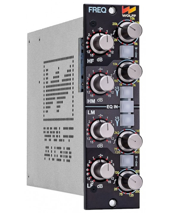 WOLFF Audio - FREQ - Inovador Ecualizador Paramétrico de Serie 500