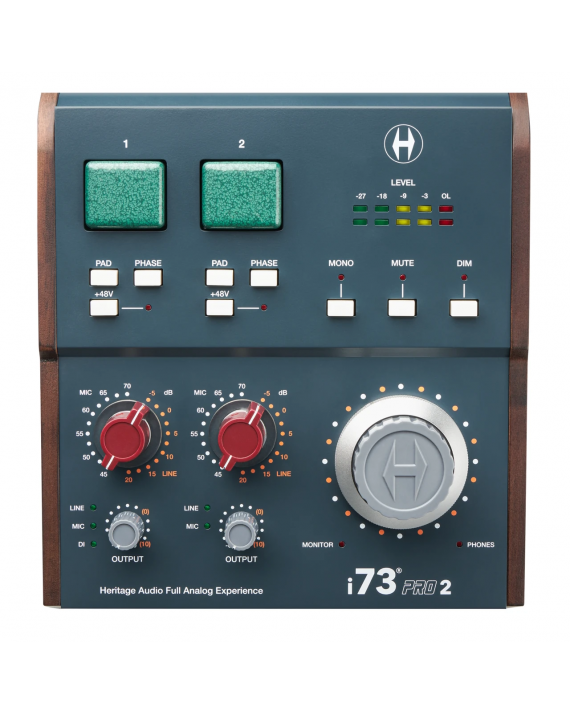 HERITAGE AUDIO i73 PRO 2 Interfaz de audio USB-C con experiencia analógica
