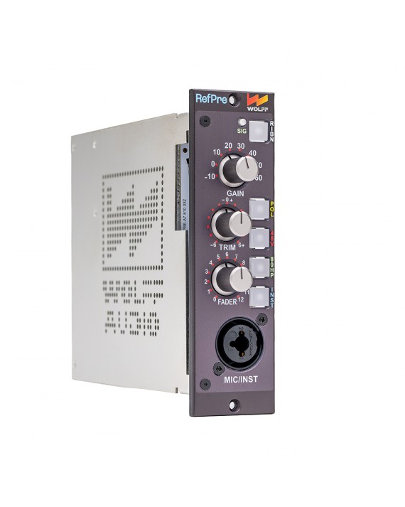 WOLFF Audio - REFPRE - Preamplificador de micrófono de referencia.