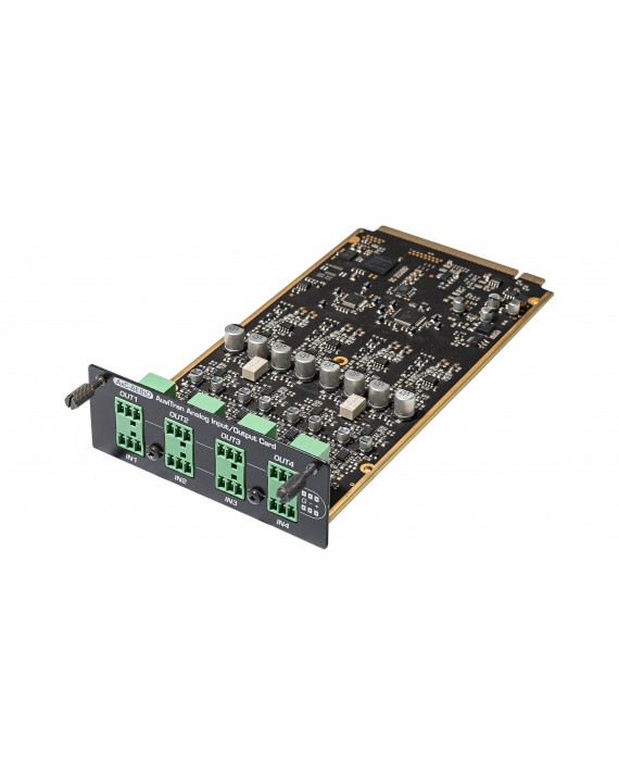 AUVITRAN - AxC-AE8io -  Tarjeta de entrada y salida analógica con 4 entradas y 4 salidas en Euroblock