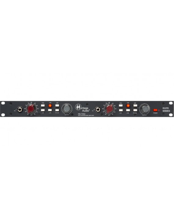 HERITAGE AUDIO '73 DUAL 1RU Preamplificador dual de micrófono/DI
