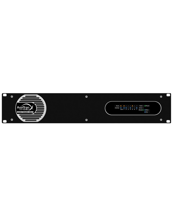 AUVITRAN - AVBx7/IS+r -  Audio ToolBox en versión de instalación 19"x2U con 7 ranuras para tarjetas + Matriz de audio interna + fuente de alimentación redundante