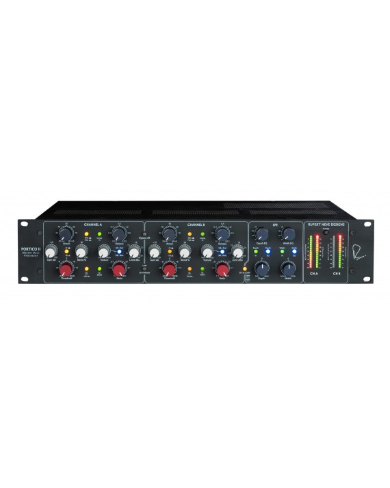 Portico II Master Buss Processor - Compresor estéreo P2MB de Rupert Neve diseñado con los más altos estándares