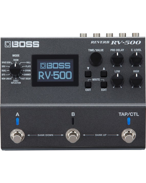 RV-500 Procesador de efecto Reverb con interruptores de pie por BOSS