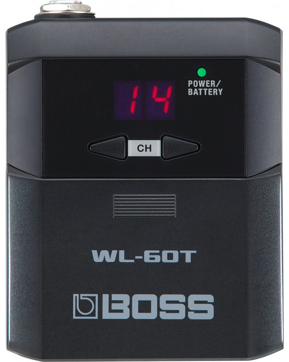 WL-60 Sistema Inalámbrico con gran tono, baja latencia, transmisor bodypack y selector de canal wireless. por BOSS