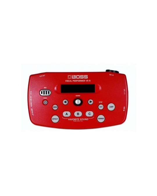 VE-5-RD Procesador para Voz compacto  color rojo por BOSS