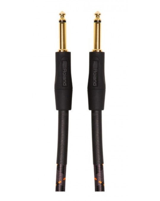 RIC-G5 Cable Roland serie Gold instrumento 2 conectores plug TR 6.3mm chapa de oro 24K 1.5 mts. por ROLAND