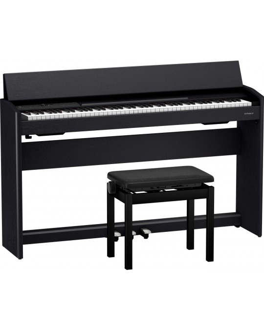 F701-CB Piano digital optimizado para el hogar moderno con sonido SuperNATURAL, teclado PHA-4 Standard color negro por ROLAND