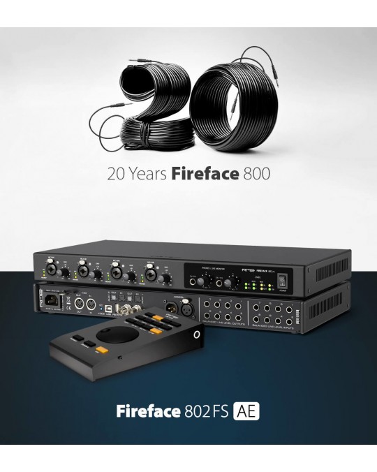 Fireface 802 FS AE + ARC USB AE - Interfaz de audio USB de gama alta de 60 canales y 192 kHz - Edicion Colección 