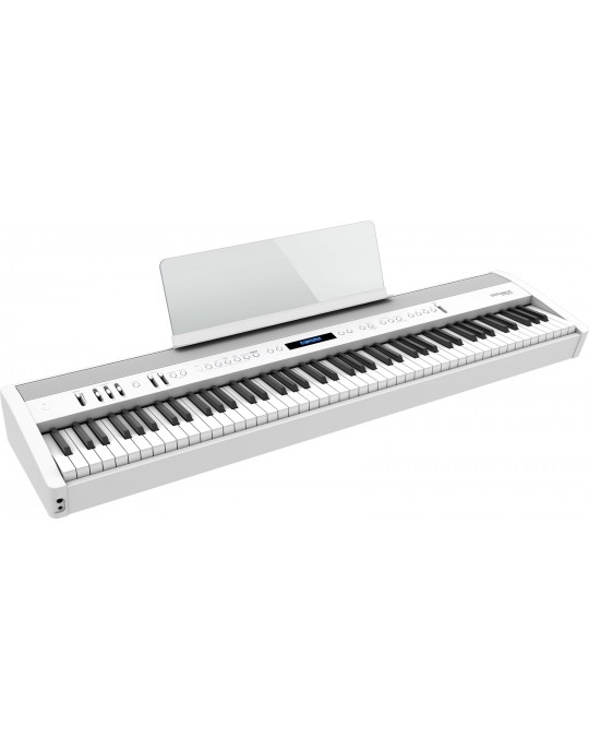FP-60X-WH Piano Digital 88 teclas PHA-4: con escape y sensación de marfil c/Bluetooth color blanco con mayor rendimiento y calidad de sonido por ROLAND
