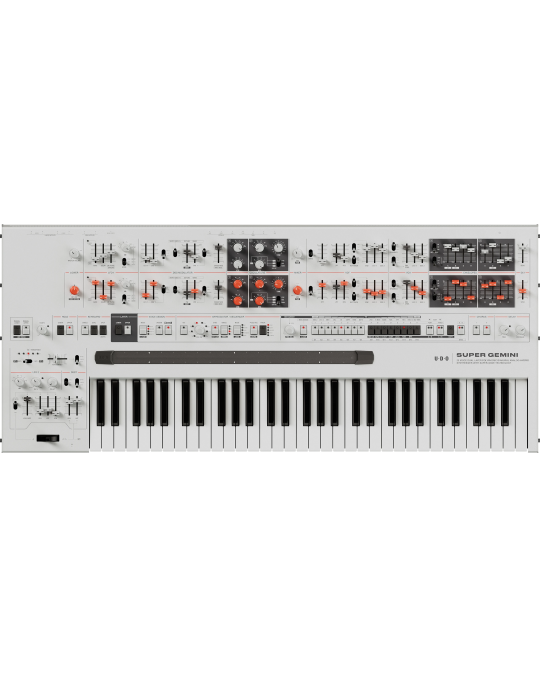 UDO SUPER GEMINI SINTETIZADOR DE TECLADO HÍBRIDO POLIFÓNICO 
