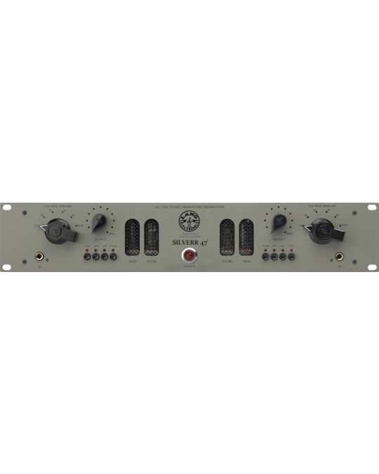 HERITAGE AUDIO LANG SILVERR47 Preamplificador de micrófono dual a bulbos