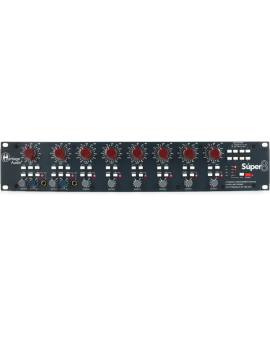 HERITAGE AUDIO SCRIPT 8309 Preamplificador de micrófono de 8 canales con convertidor AD