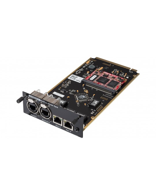 AUVITRAN - AxC-DANTE -  Tarjeta Dante con 64 entradas y 64 salidas + 4 puertos Gigabit en 2 EtherCon y 2 RJ45 + control IP remoto