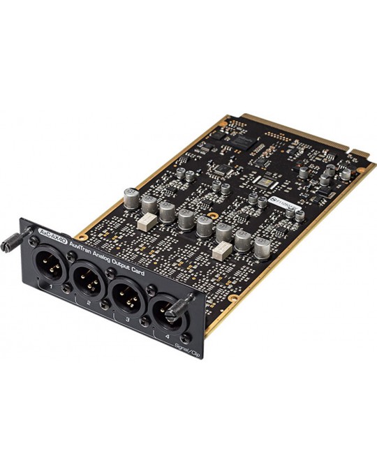 AUVITRAN - AxC-AX4o -  Tarjeta de salida analógica con 4 salidas en 4x XLR