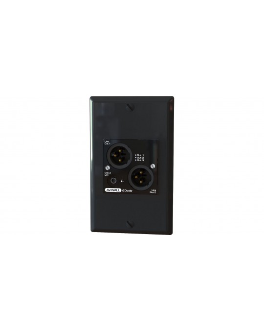 AUVITRAN - AV-WALL-WP-EB -  Versión E con placa frontal negra opcional