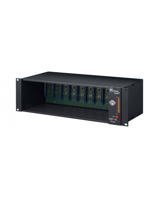 HERITAGE AUDIO OST-10 V2.0 Chasis de 10 ranuras Serie 500 en formato rack
