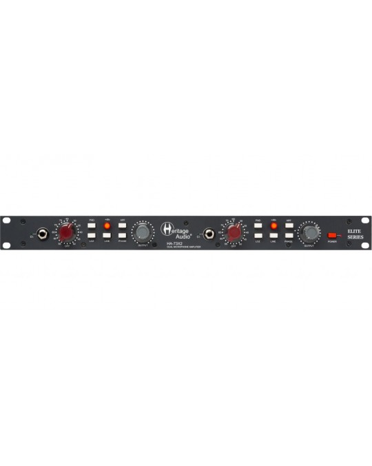 HERITAGE AUDIO '73 DUAL 1RU Preamplificador dual de micrófono/DI