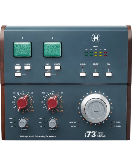 HERITAGE AUDIO i73 PRO EDGE Interfaz de audio USB-C con experiencia analógica