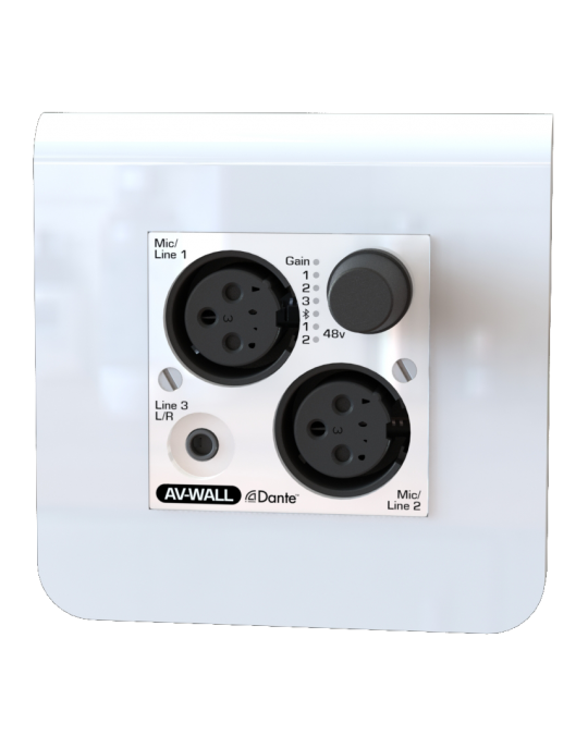 AUVITRAN - AV-WALL-FB-DT4i -  Placa frontal negra opcional para AV-WALL-DT4i y DT4i-LE