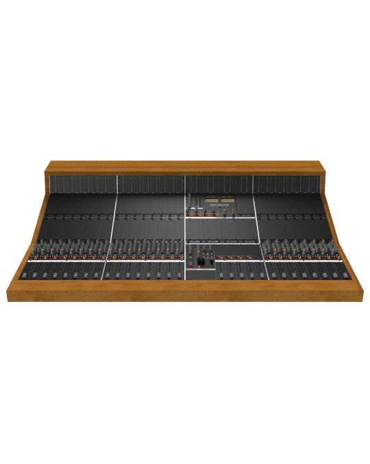 Consola de Audio Looptrotter serie 500 con 24 canales con 2 bahias por canal para estudio de grabación profesional
