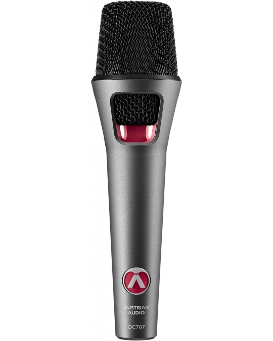 Austrian Audio OC707 Micrófono vocal de condensador real Sonido con calidad de estudio para el escenario