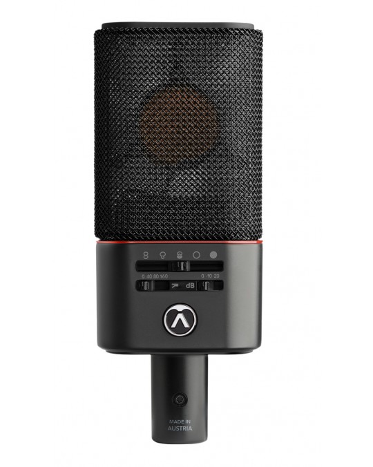 Austrian Audio OC818 Micrófono de Condensador Multi-patrón de Diafragma Grande - Negro (Black)