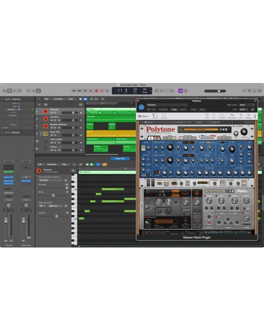 Reason 13 - Un estudio completo - Reason es a plugin y también un DAW