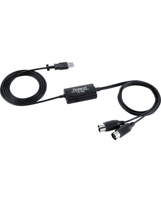 UM-ONE-MK2 Interface USB - MIDI (usb - conector 5 pines x2) compatible con iPad por ROLAND
