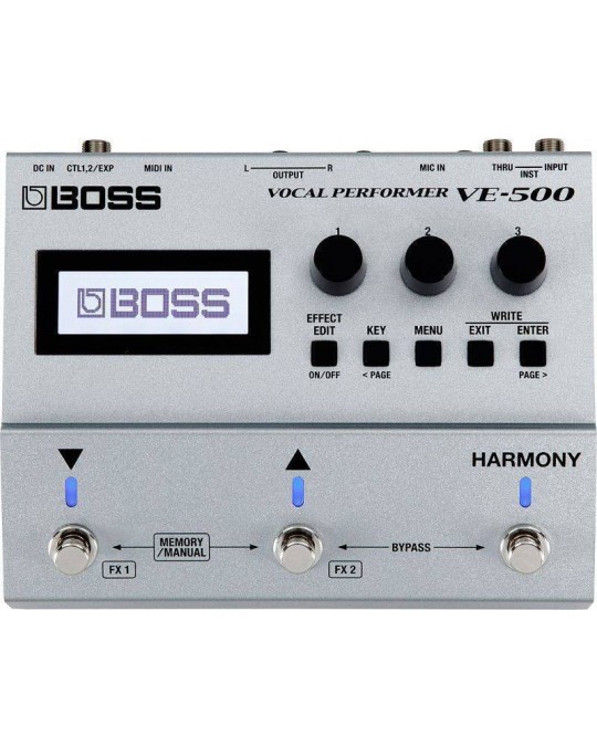 VE-500 Procesador de efecto p/voz Vocal Performer por BOSS